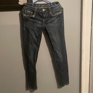 Dark wash la idol jeans